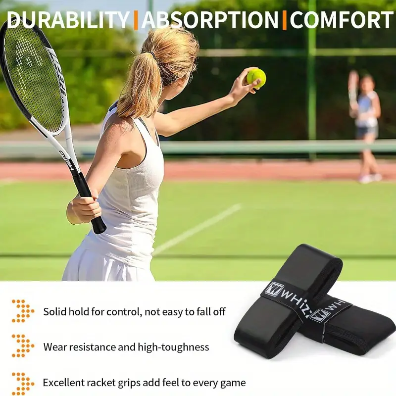 6pcs Tennis Racket Grip Tape Anti Slip & Absorbent - Image 2