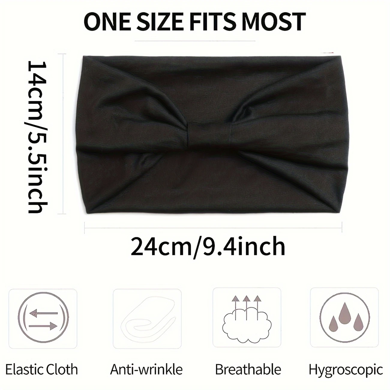 Non Slip Wide Headband for Women - Image 3