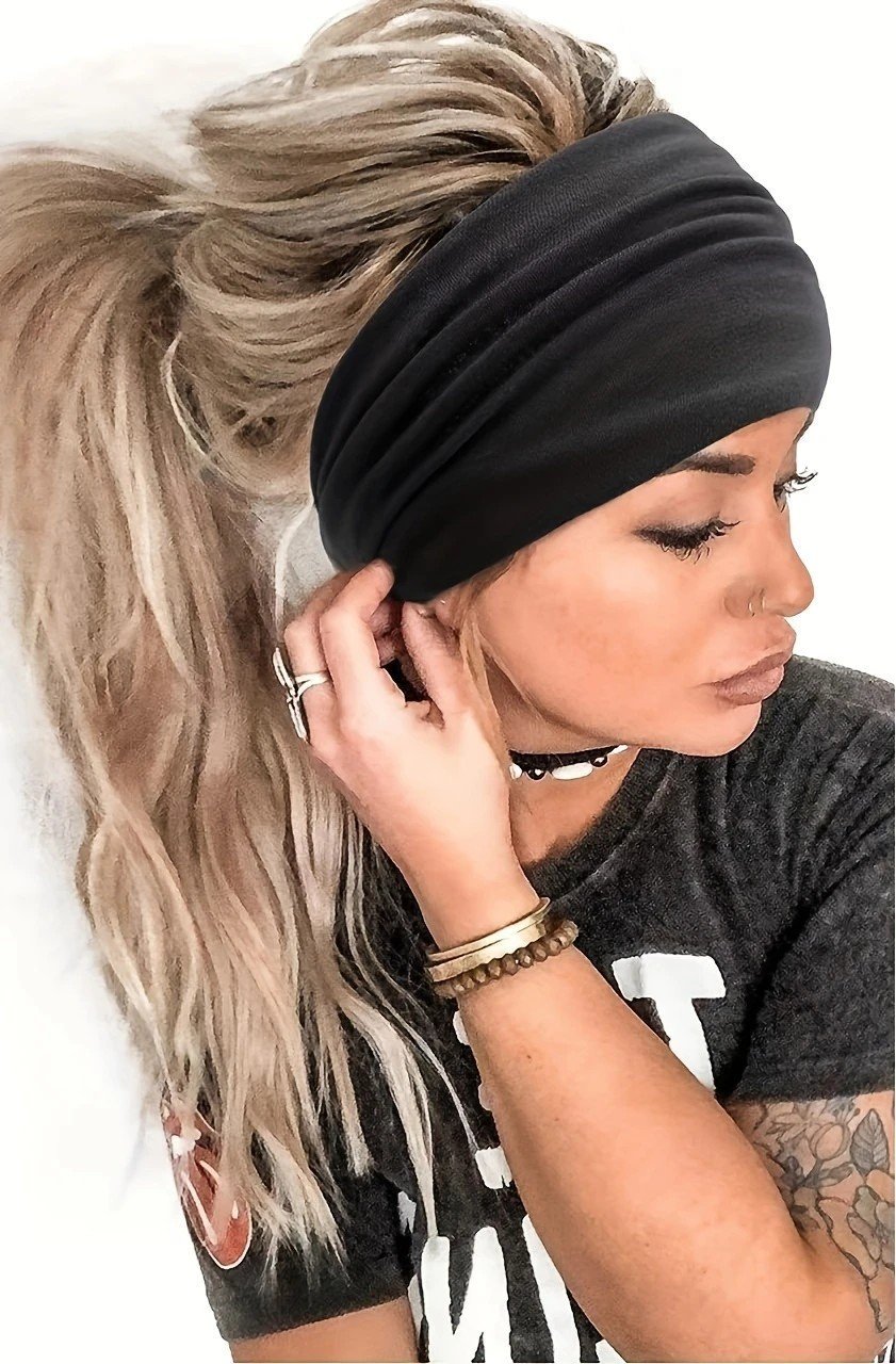 Non Slip Wide Headband for Women - Image 2